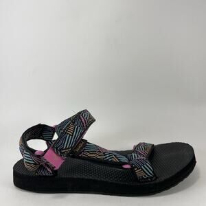 Teva Original Universal Womens Size 6 Multi Pink Retro Strappy Sport Sandal